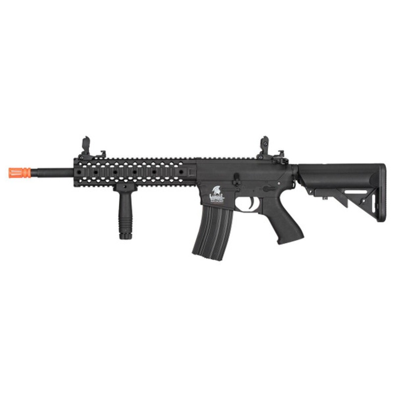 Lancer Tactical M4 RIS Carbine Gen 2 Airsoft Rifle, Black