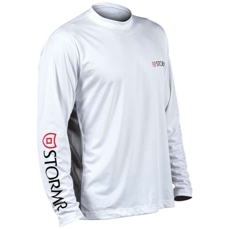 Stormr RW215M-00 Men’s UV Shield Long Sleeve Shirt White Medium