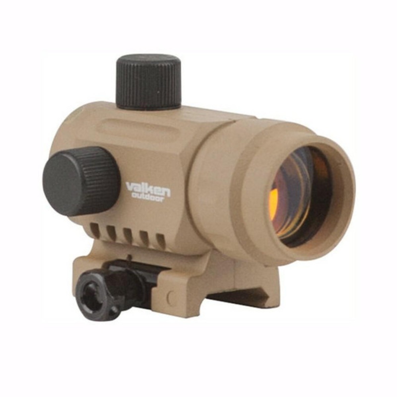 Valken RDA20 Mini Red Dot Sight, Tan