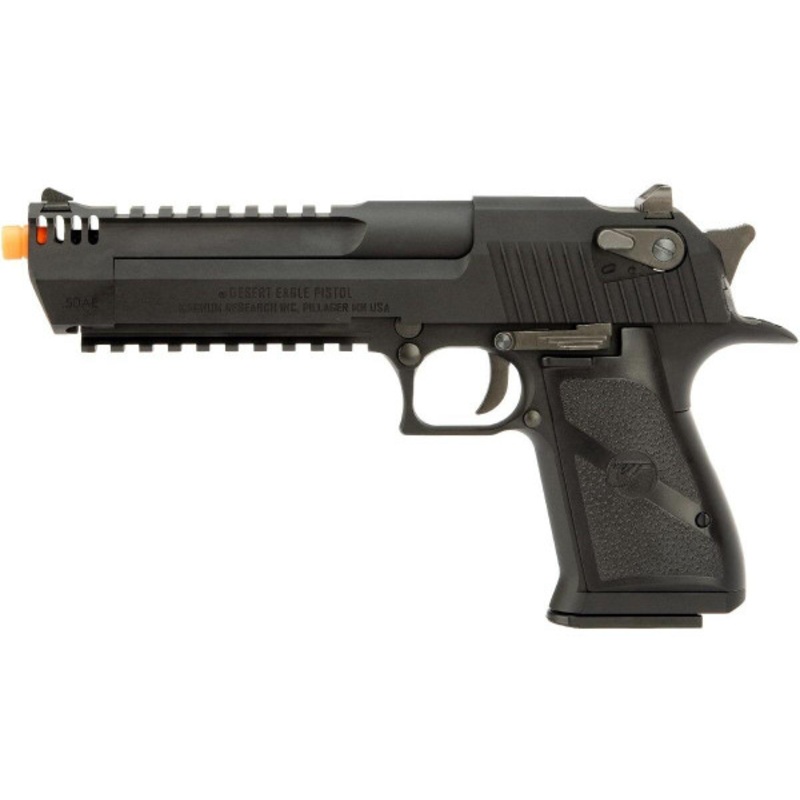 We-Tech Magnum Research Desert Eagle L6 .50AE Gas Blowback Pistol, Black