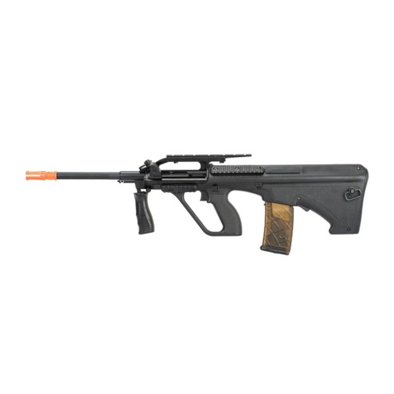 Army Armament Polymer AUG Civilian AEG Airsoft Rifle w/ Top Rail, Black