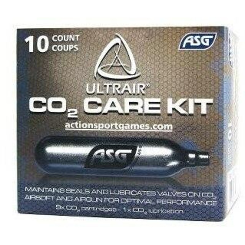 ASG Auto-Lubricating ULTRAIR 12g Co2 Care Kit