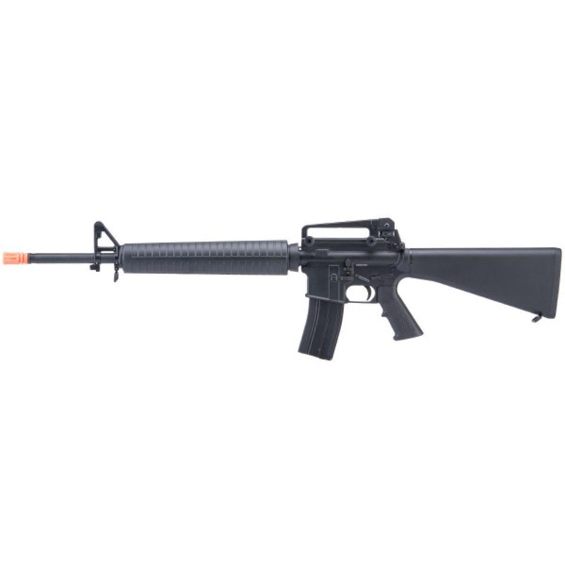 Cybergun S&T FN Licensed Full Metal M16A4 Gas Blowback Airsoft Rifle, Black