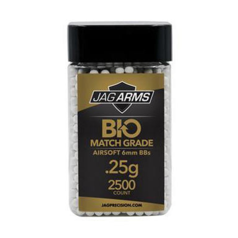 JAG Arms Biodegradable BBs, 0.20g, 2500 rounds