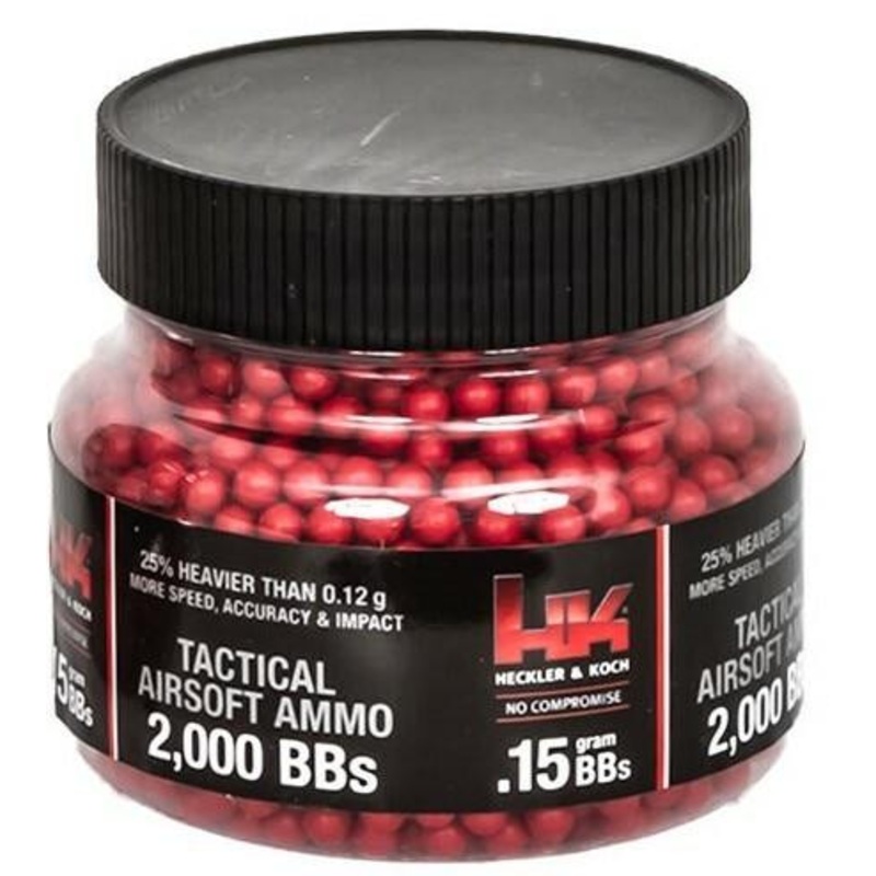 UMAREX HK 0.15g BBs, 2000 CT., Red