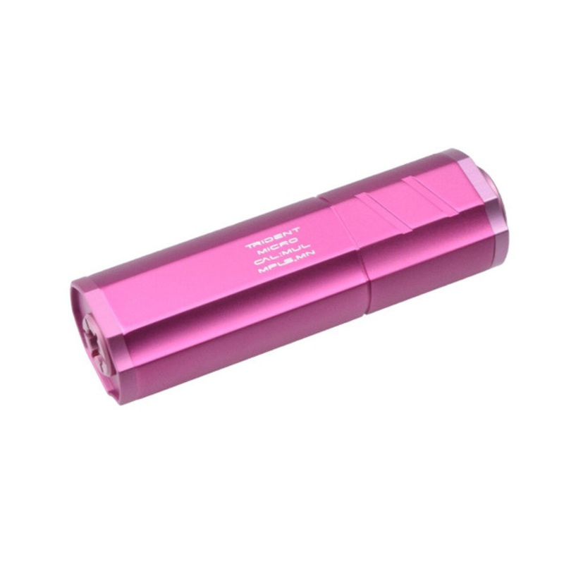 Helix Trident Micro Mock Airsoft Suppressor, Pink