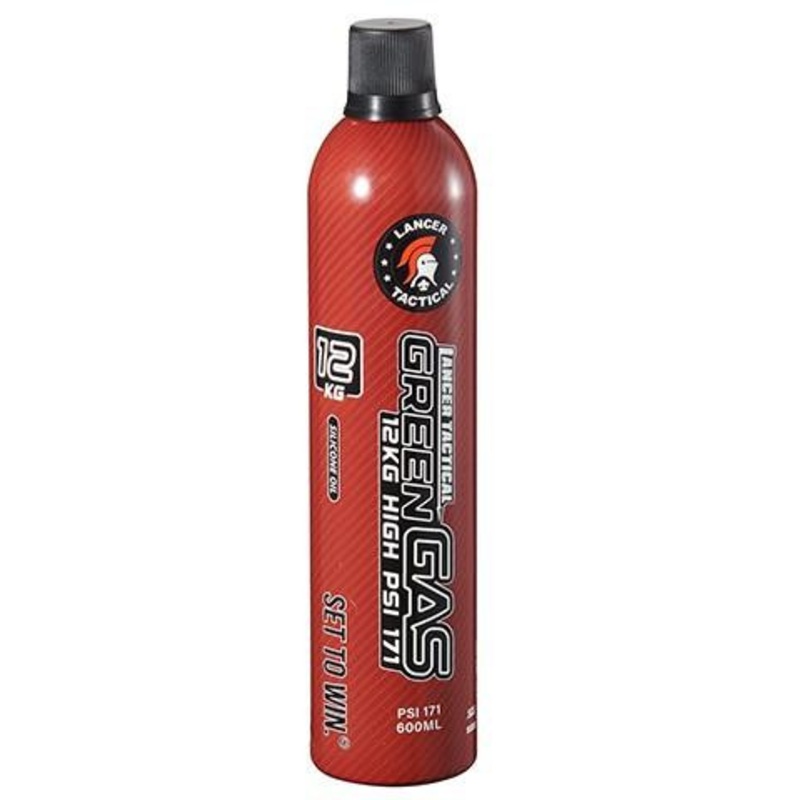 Lancer Tactical 600ML Green Gas Classic (with Oil) 12KG