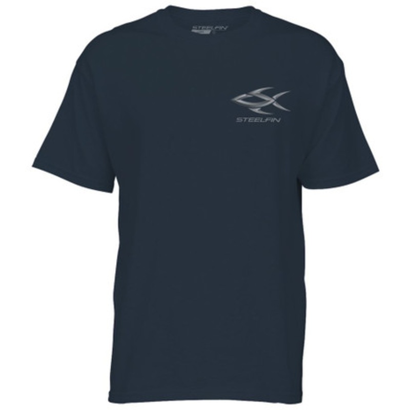 Steelfin Short Sleeve Tuna Shirt – Dusk Blue – Medium