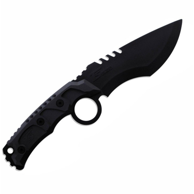 TS Blades El Coronel G3 Polymer Training Knife, Black