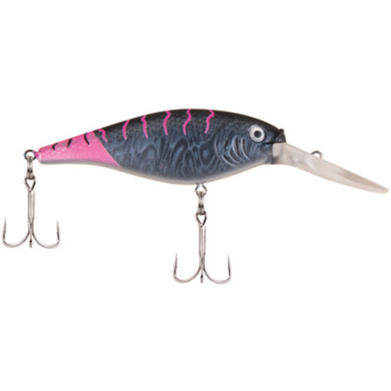 Berkley Flicker Shad – 1-1/2in – Firetail MF Black Cougar
