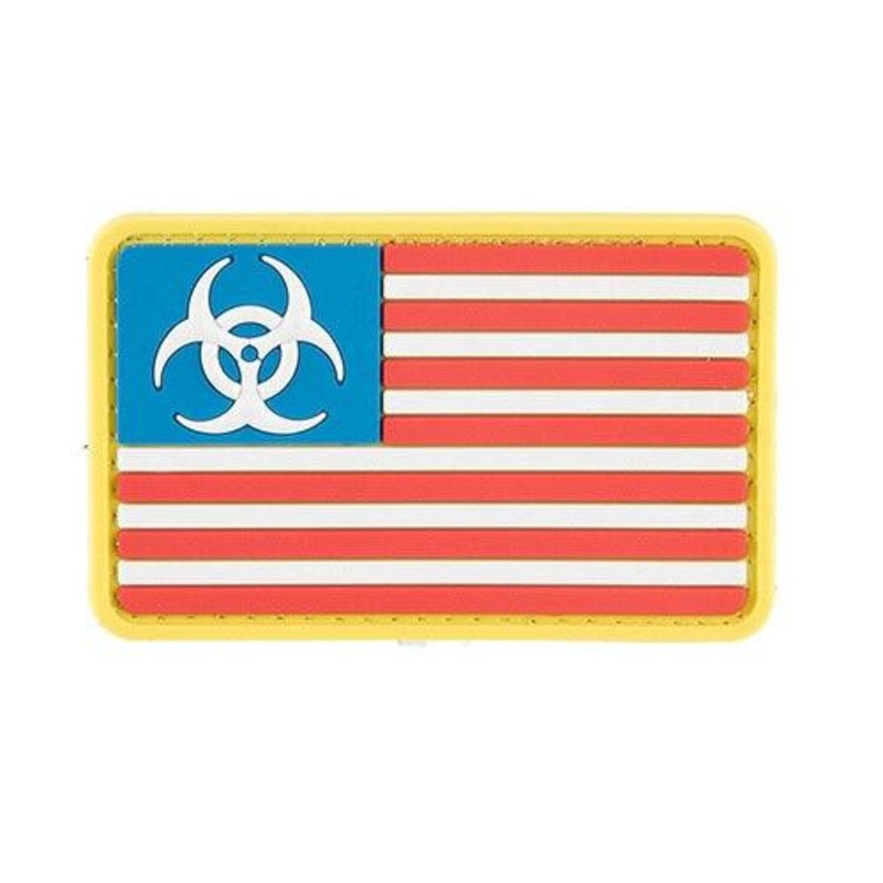 G-Force Biohazard US Flag PVC Morale Patch