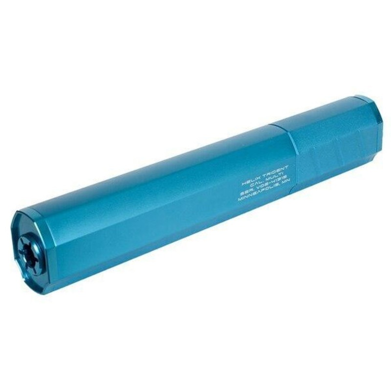 Helix Trident Mock Airsoft Suppressor, Aquamarine (CW or CCW)