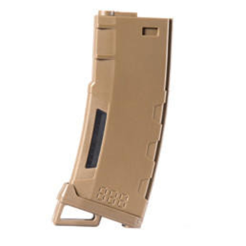 Lancer Tactical 130 Round High Speed Mid-Cap M4 Airsoft Magazine, Tan