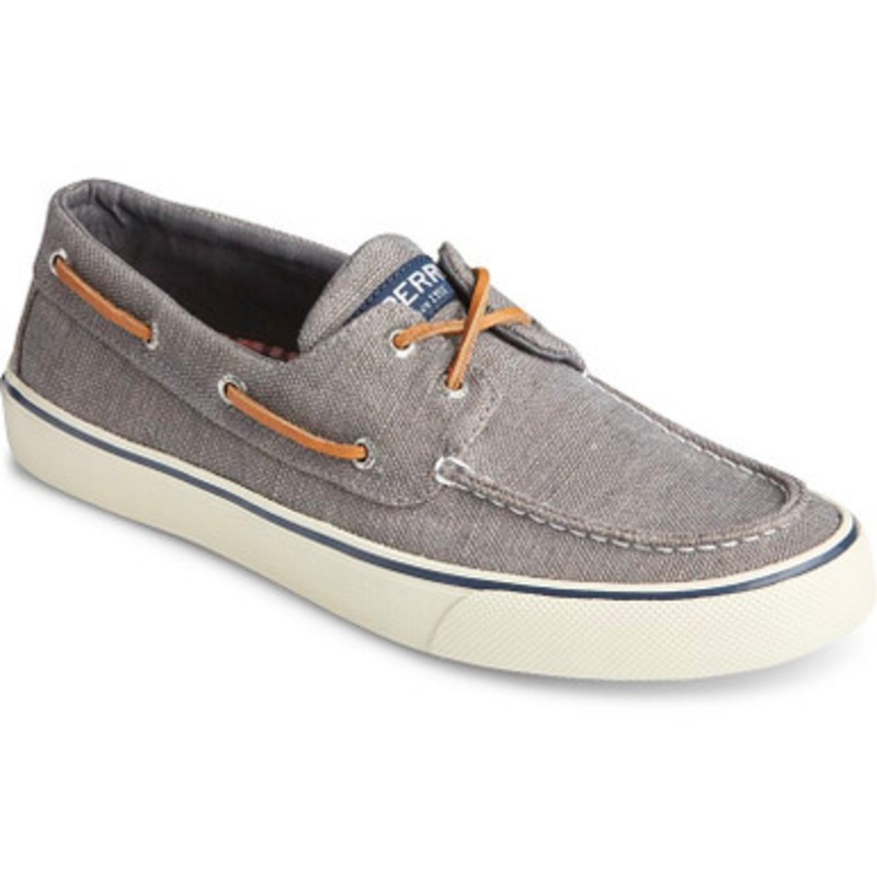 Sperry Bahama II Distressed Boat Shoe – Dark Grey – 12