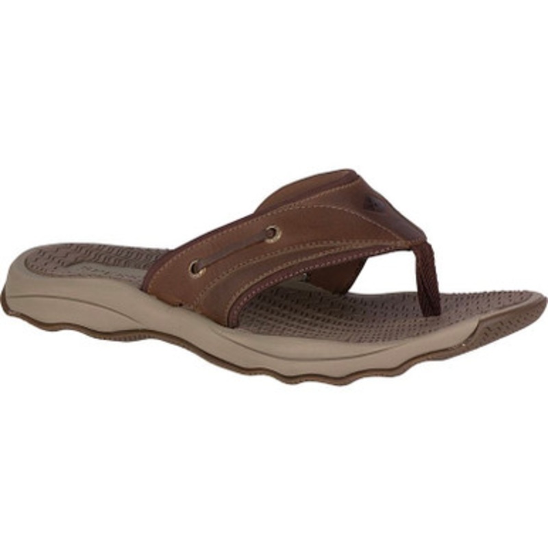 Sperry Outer Banks Thong Sandals – Brown – 9