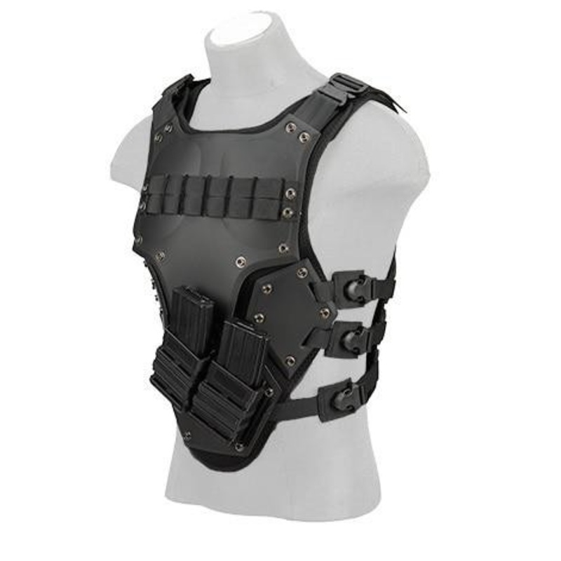 TF3 High Speed Airsoft Body Armor, Black