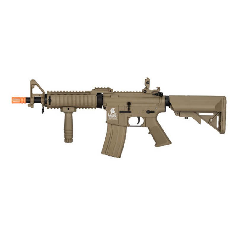 Lancer Tactical MK18 Nylon Polymer MOD0 Gen 2 Low FPS Version Airsoft Rifle, Tan