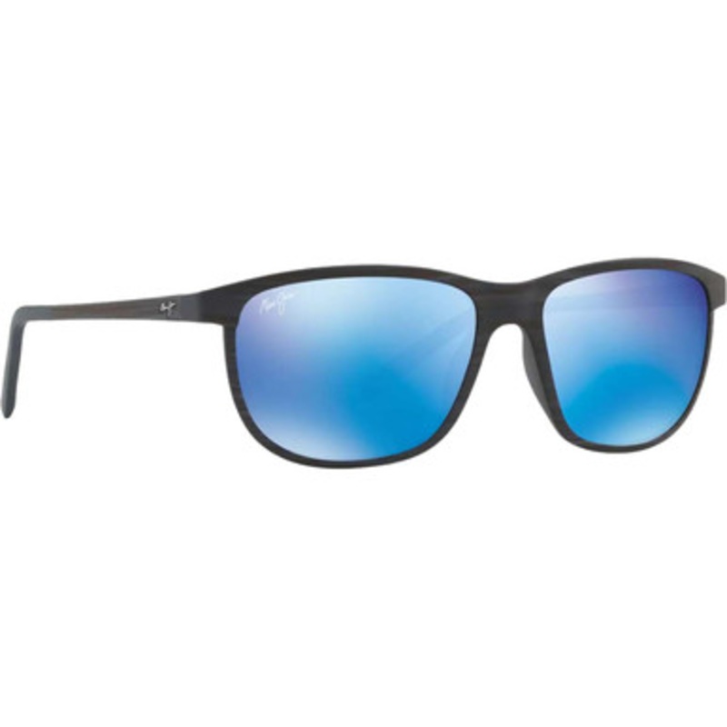 Maui Jim Dragon’s Teeth Sunglasses – Dark Navy Stripe Frame/Blue Hawaii Lens