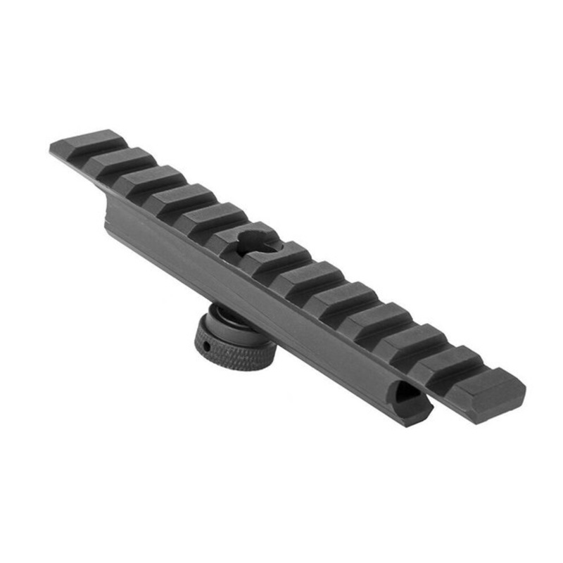 NC Star AR15 Carry Handle Weaver Mount w/ Picatinny Rail, Black