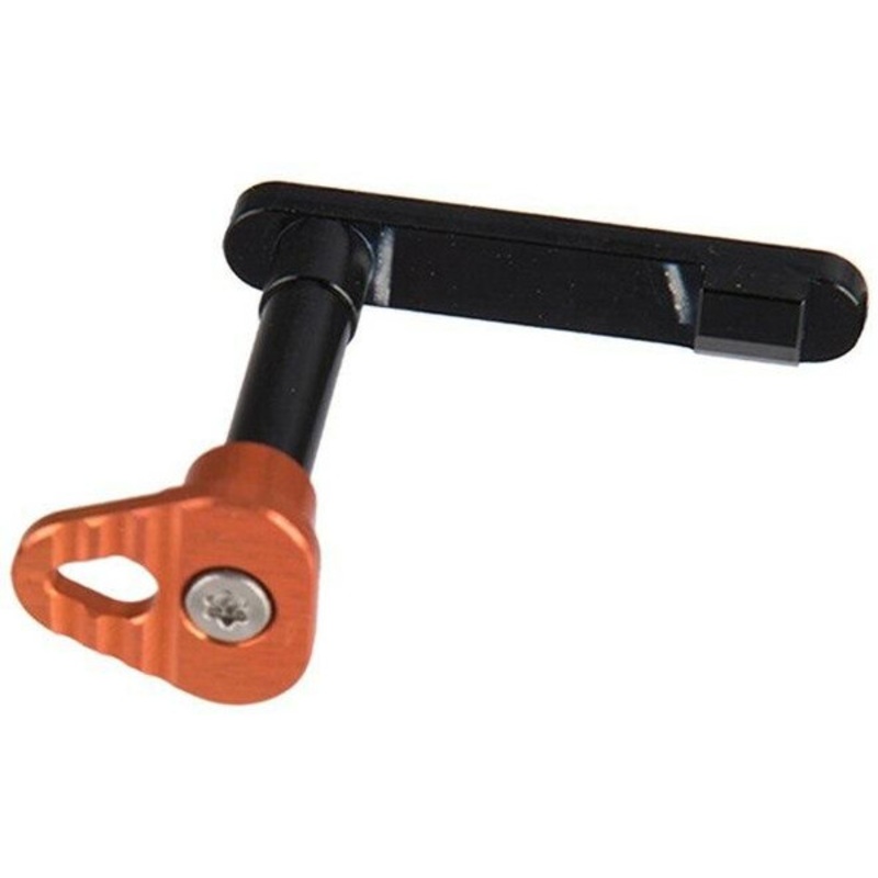 Retro Arms Anodized Aluminum Magazine Catch for M4/M16, Orange, Type B