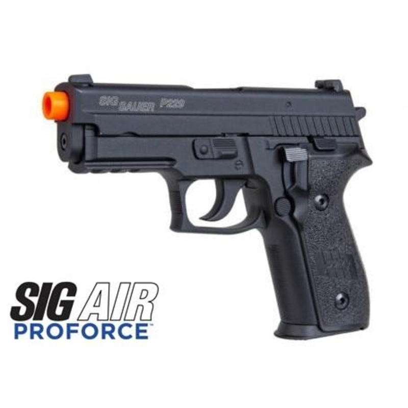 SIG SAUER P229 Proforce Series Gas Blowback Airsoft Pistol, Black