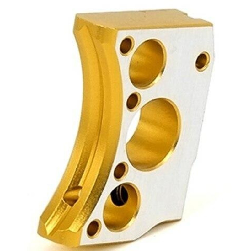 Airsoft Masterpiece Hi-Capa Type 12 Aluminum Trigger, Gold Two-Tone