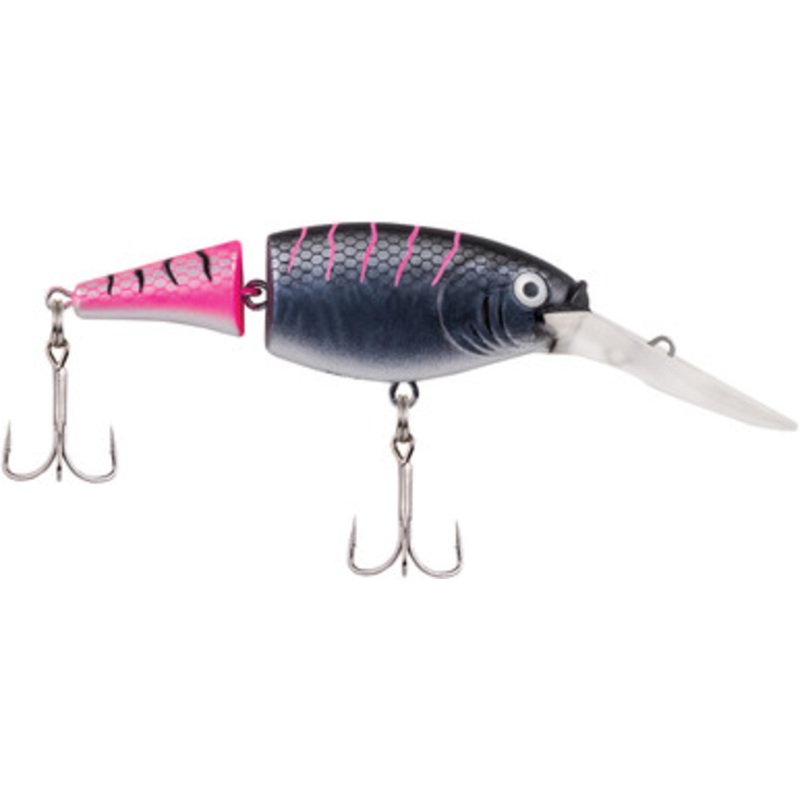Berkley Jointed Flicker Shad – 2-3/4in – Firetail MF Black Cougar