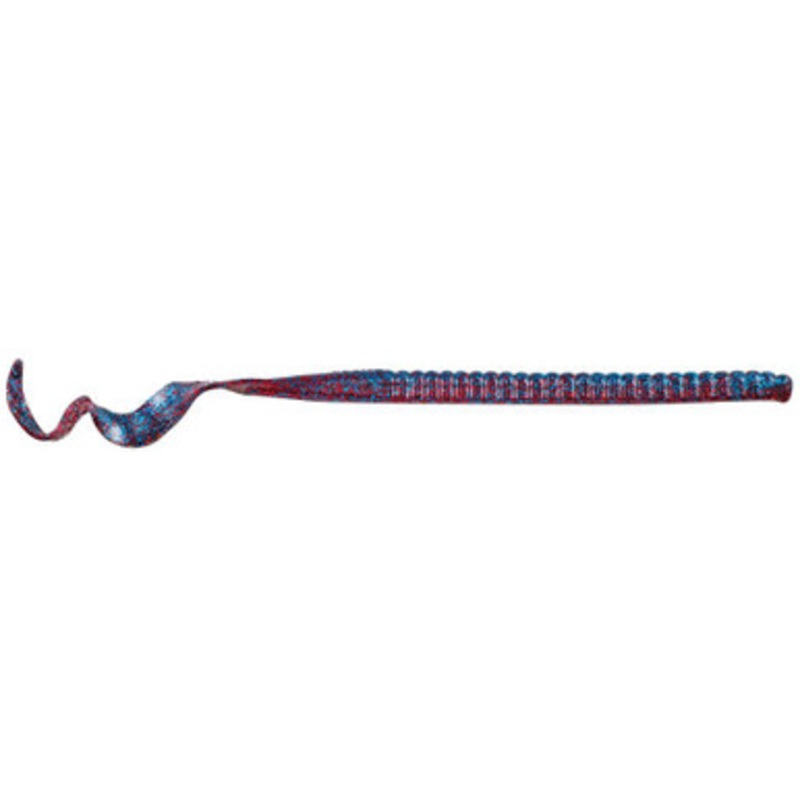 Berkley Powerbait Power Worm – 12in – Fire/Ice
