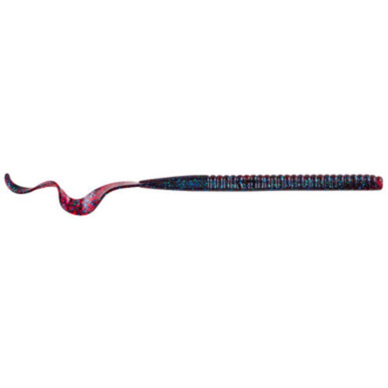 Berkley Powerbait Power Worm – 12in – Plum Apple