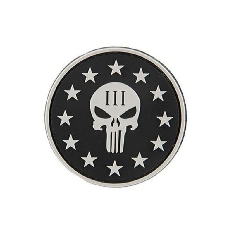 G-Force Punisher 3 Percenter Patch, Black
