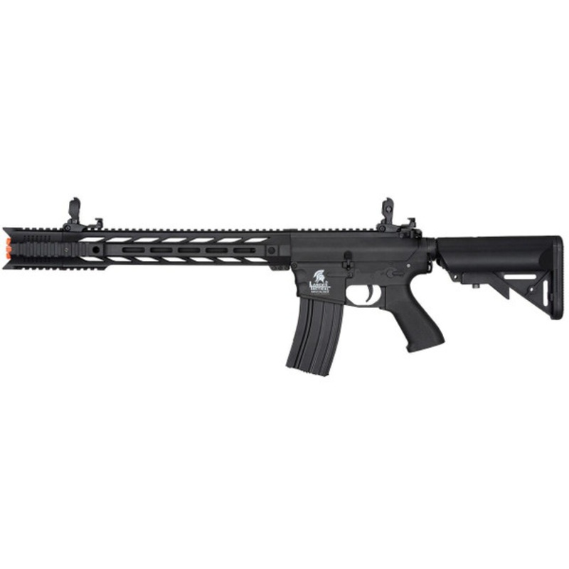 Lancer Tactical Interceptor SPR Gen 2 Airsoft Rifle, Low FPS Version, Black