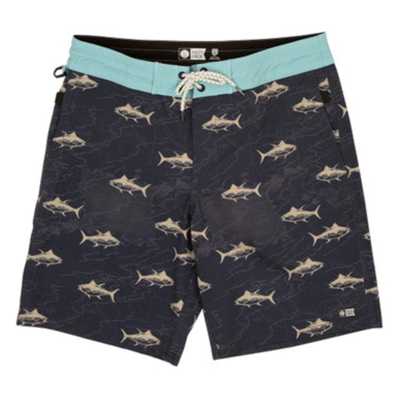 Salty Crew Seamark Utility Boardshort – Black – 38
