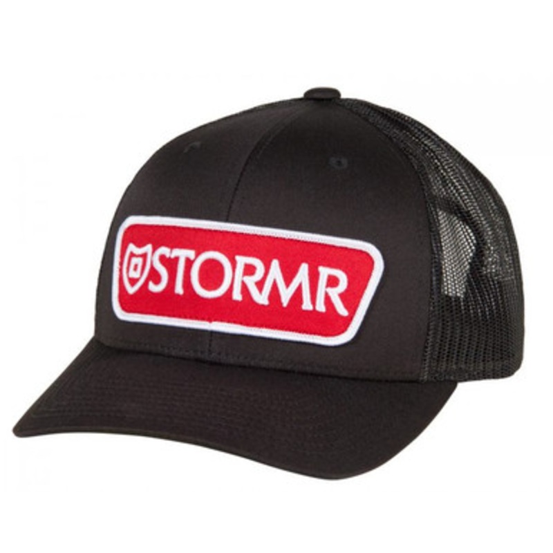 Stormr Patch Mesh Hat – Black