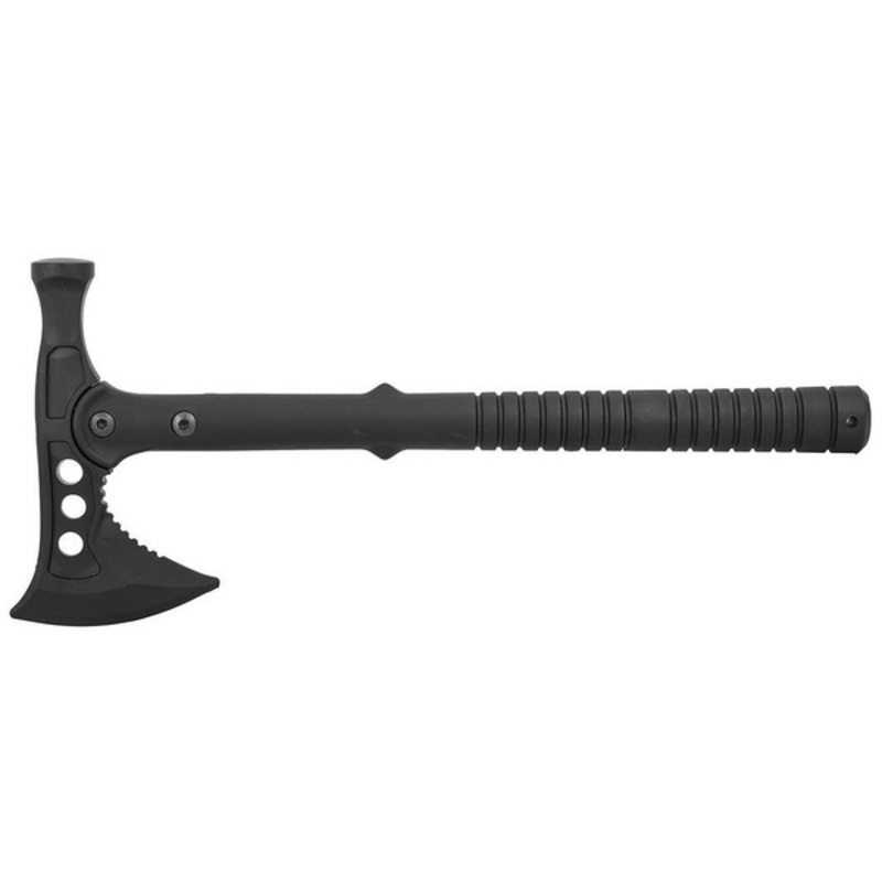 Armory MOLLE Compatible Polymer Training Battle Ax w/ Hammer, Black