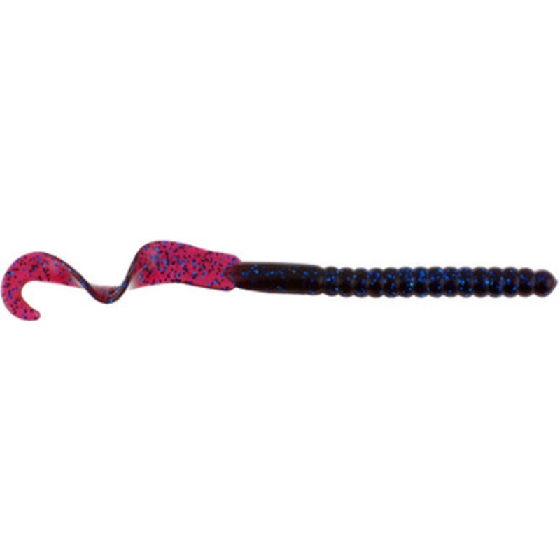 Berkley Powerbait Power Worm – 8-1/2in – Blue Fleck