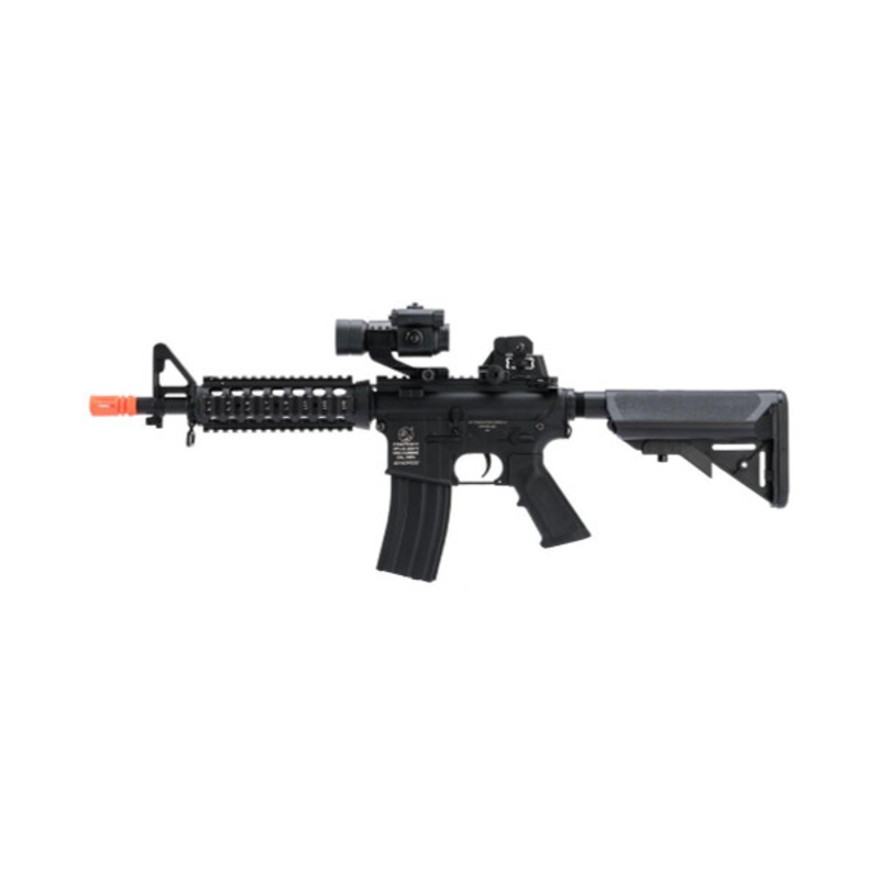 Colt M4 CQB Full Metal RIS AEG Low FPS Airsoft Rifle, Black