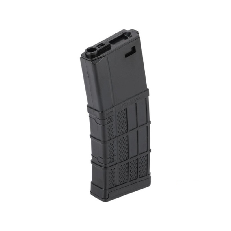 EMG 340rd Lancer Systems Licensed L5 AWM Hi-Cap Airsoft AEG Magazine, Black
