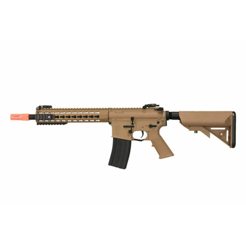 Knight’s Armament Nylon Fiber SR-16E3 CQB MOD2 Airsoft AEG, Tan