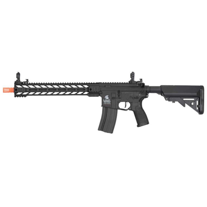 Lancer Tactical Enforcer Series Gen 2 BATTLE HAWK Hybrid 14 High FPS AEG Airsoft Rifle, Black