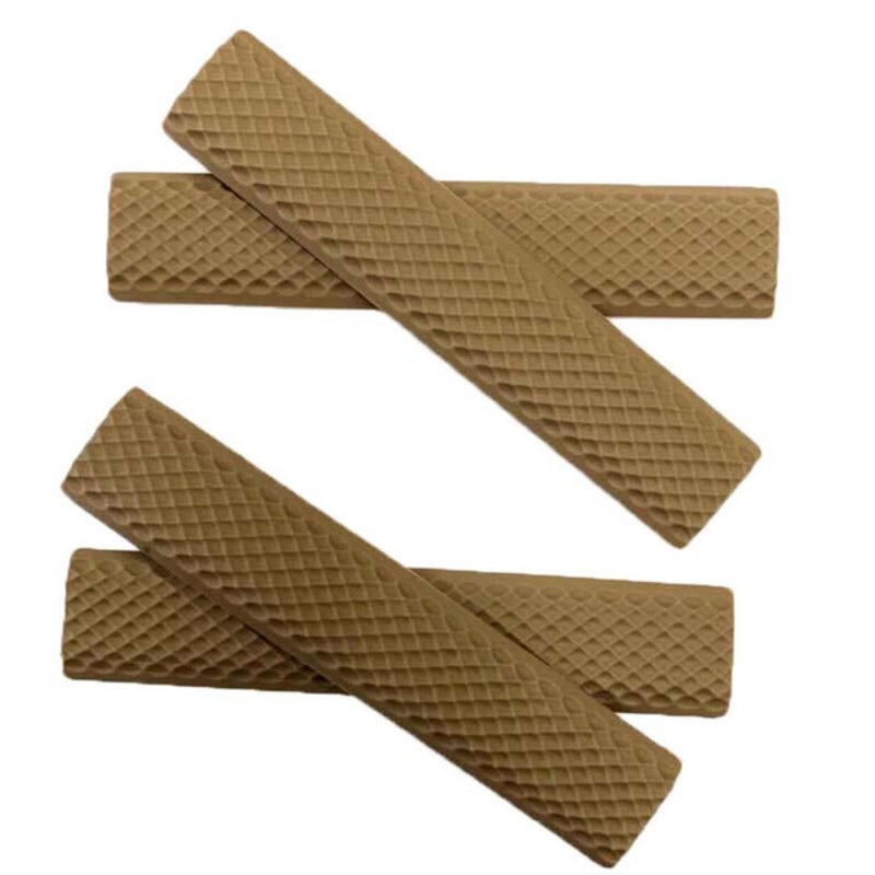Raptors Airsoft Keymod Soft Rail Cover, Tan (4-Pack)