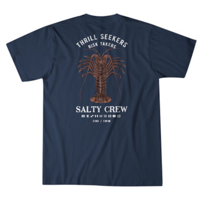 Salty Crew Bugging Out Short Sleeve T-Shirt – Navy – 2XL
