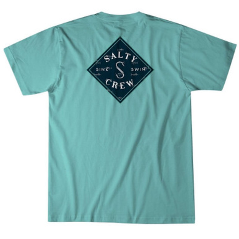 Salty Crew Tippet Triad Short Sleeve T-Shirt – Seafoam – M