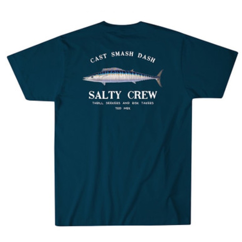 Salty Crew Wahoo Mount Short Sleeve T-Shirt – Harbor Blue – L