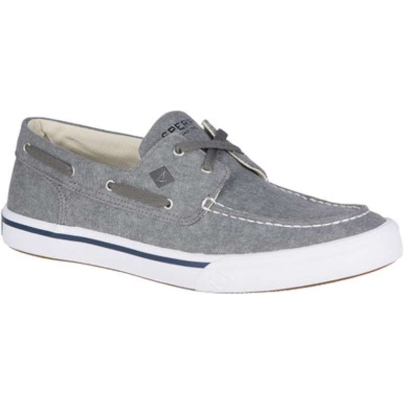 Sperry Bahama II Boat Washed Shoe – Grey – 9