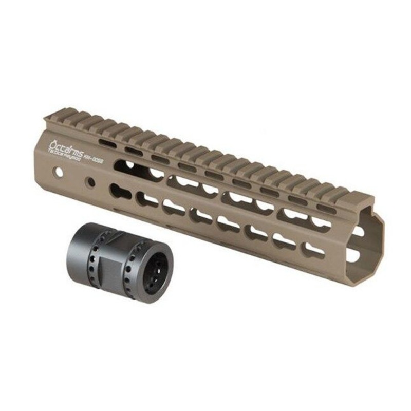 Ares Metal Keymod Handguard, 9 Inch, Dark Earth