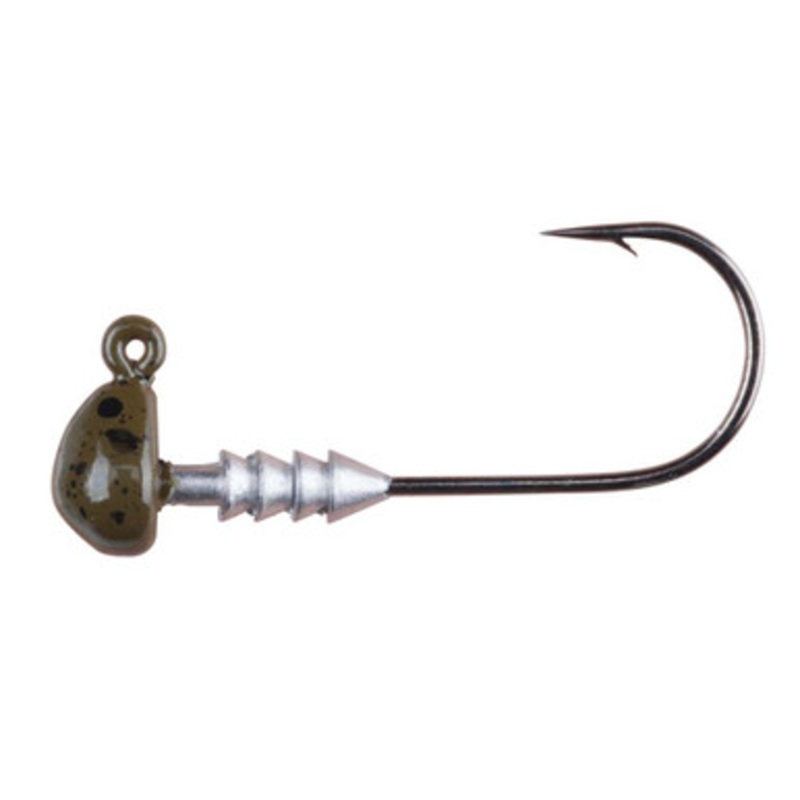 Berkley Half Head Jig 1/16oz Green Pumpkin
