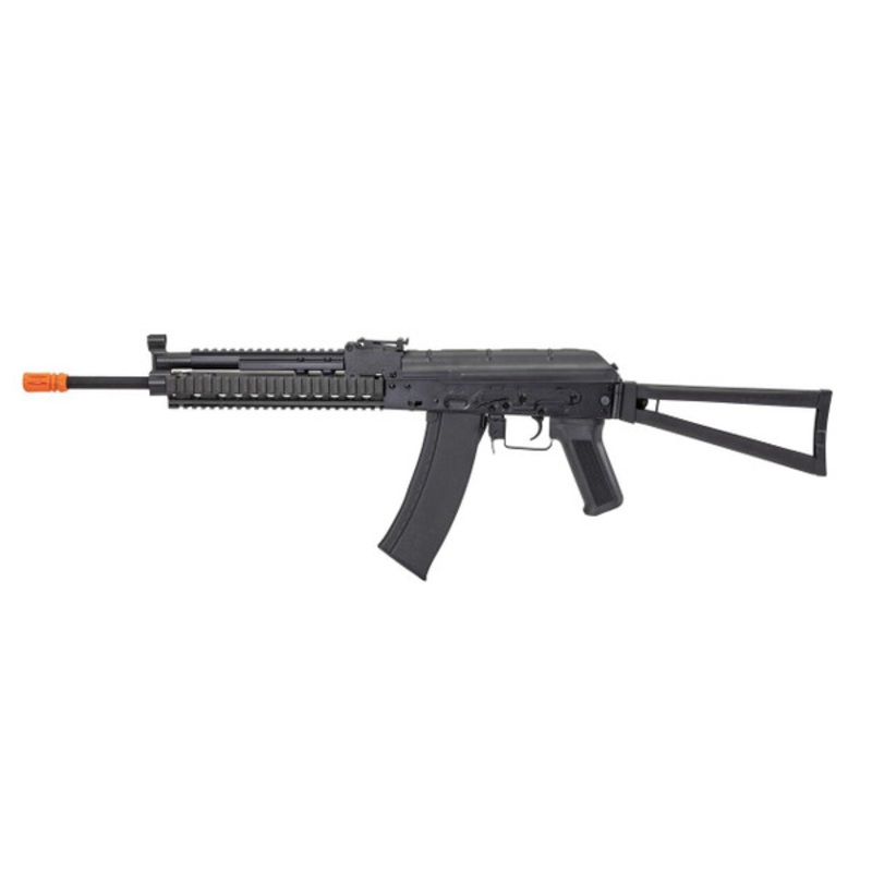 Lancer Tactical AK-74 KTR RIS Full Metal AEG Airsoft Rifle, Black
