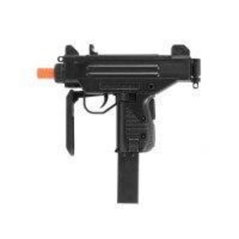 Mini Uzi Spring Airsoft Gun, Black