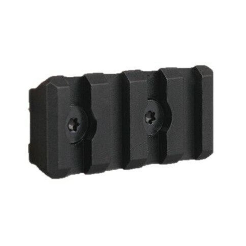Raptors Airsoft 4-Slot Keymod Rail Section, Black