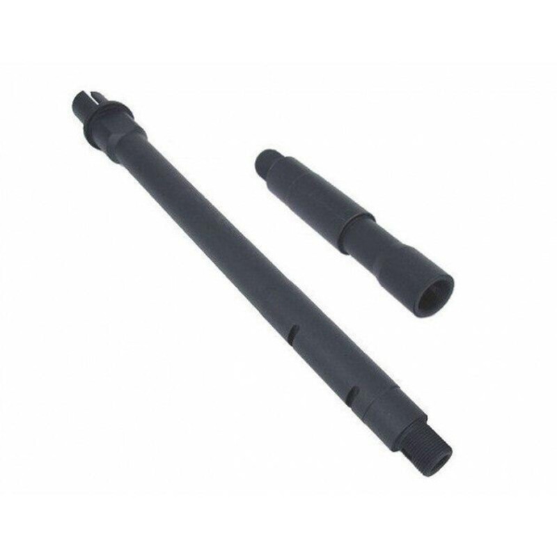 Raptors Airsoft M4A1 2-Piece Aluminum Outer Barrel, Black